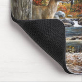 Tapis De Souris Cerfs communs en bois Mousepad (Coin)