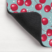 Tapis De Souris Cerise d'hiver. (Coin)