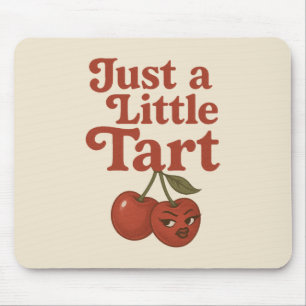 Tapis De Souris Cerise Sassy Juste un peu acidulée Retro Rouge & R