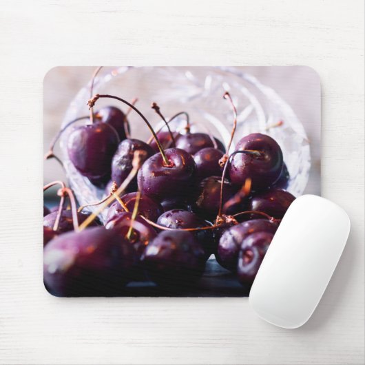Tapis De Souris Cerises (Avec souris)