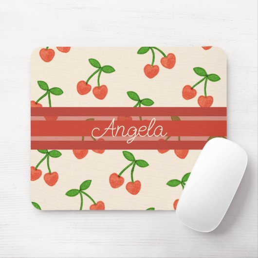 Tapis De Souris Cerises amoureuses (Avec souris)