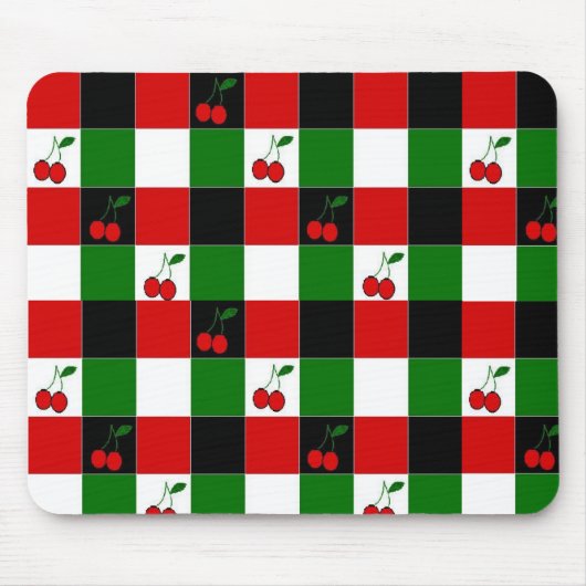 Tapis De Souris cerises, cerises, cerises, cerises (Devant)