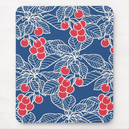 Tapis De Souris Cerises de terril Mousepad (Devant)