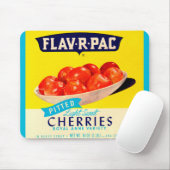 Tapis De Souris Cerises en laine Flav-R-Pac dans les années 1930 (Avec souris)