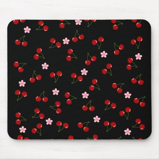 Tapis De Souris Cerises foncées (Devant)