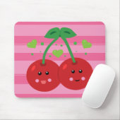 Tapis De Souris Cerises mignonnes (Avec souris)
