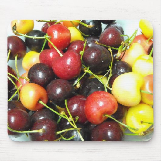 Tapis De Souris Cerises Mousepad (Devant)