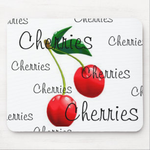 TAPIS DE SOURIS CERISES MOUSEPAD