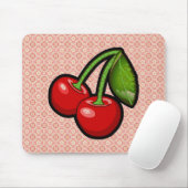 Tapis De Souris Cerises sur Fleur (Avec souris)