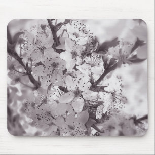 Tapis De Souris Cerisier aigre Noir Et Blanc