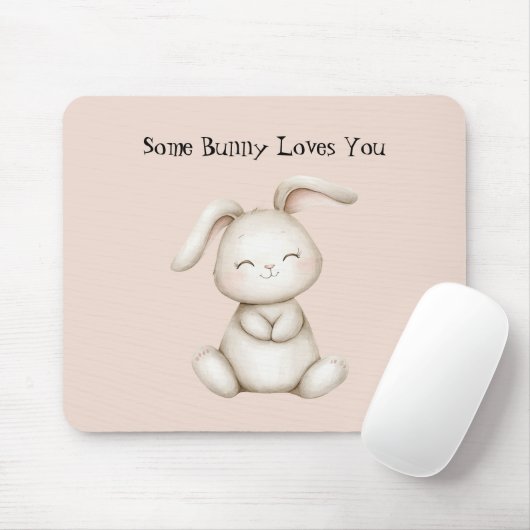 Tapis De Souris Certain Lapin T'aime (Avec souris)