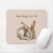 Tapis De Souris Certain Lapin T'aime (Avec souris)