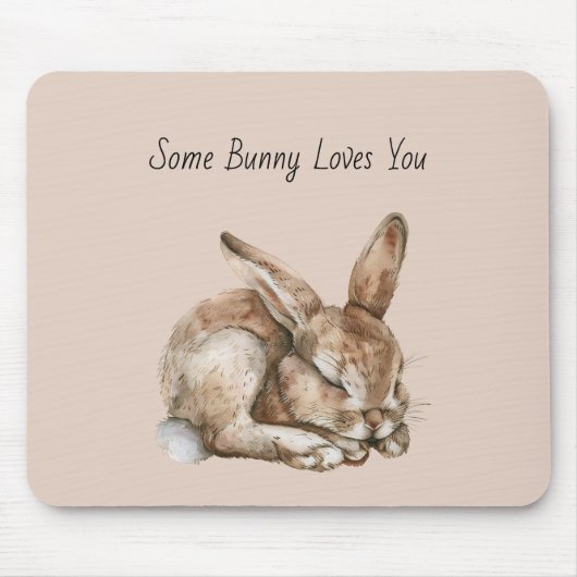 Tapis De Souris Certain Lapin T'aime (Devant)