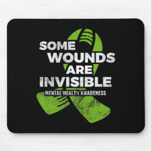 Tapis De Souris Certaines blessures Invisible Santé mentale Sensib