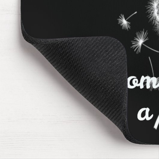 Tapis De Souris Certains voient une mauvaise herbe certains voient (Coin)