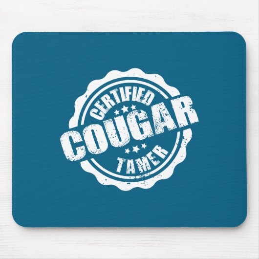 Tapis De Souris Certified Cougar Tamer Funny Mens Cougar Tamer  (Devant)