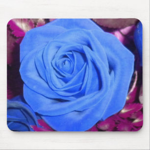 Tapis De Souris Cérulean Bleu pavé de souris Rose