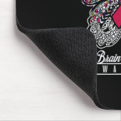 Tapis De Souris Cerveau Aneurie Sensibilisation papillon Amateurs (Coin)