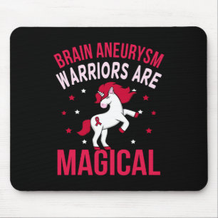 Tapis De Souris Cerveau Aneurysme Guerriers Mois de sensibilisatio