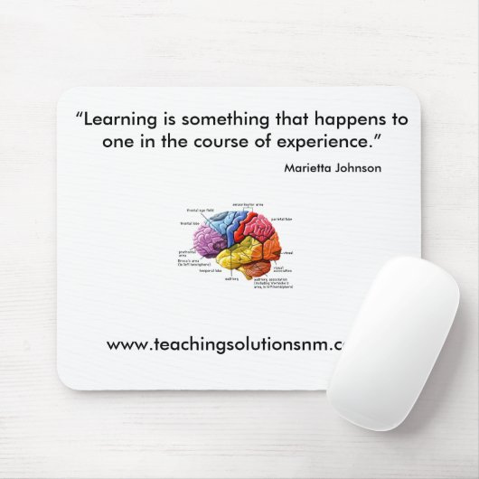 Tapis De Souris cerveau, www.teachingsolutionsnm.com, "apprenant (Avec souris)