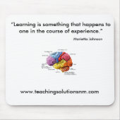 Tapis De Souris cerveau, www.teachingsolutionsnm.com, "apprenant (Devant)