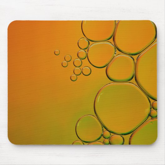 Tapis De Souris ces bulles orange (Devant)