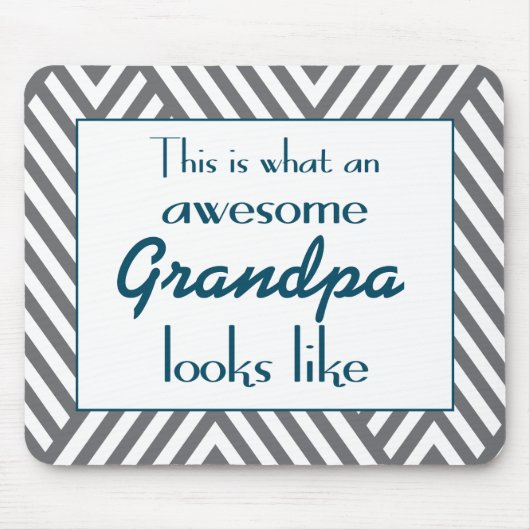 Tapis De Souris C'est à quel grand-papa impressionnant ressemble (Devant)