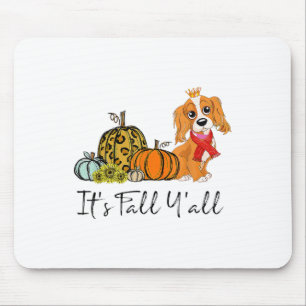 Tapis De Souris C'est automne Y'all Er Espagne Halloween Thanksgiv