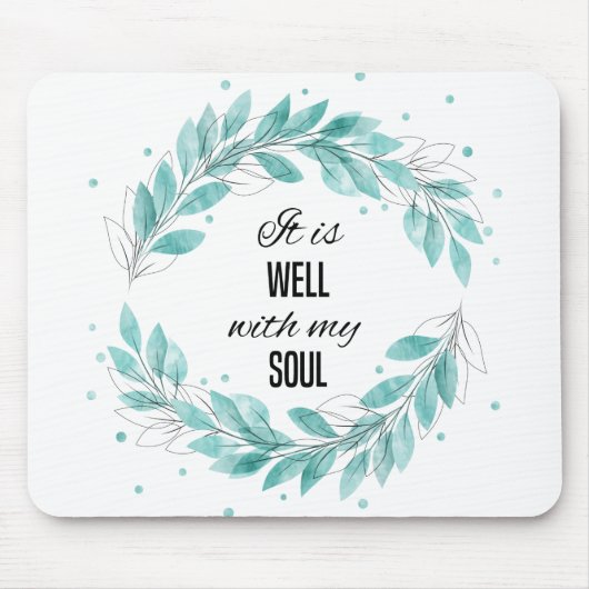 Tapis De Souris C'est bien avec mon âme (Devant)