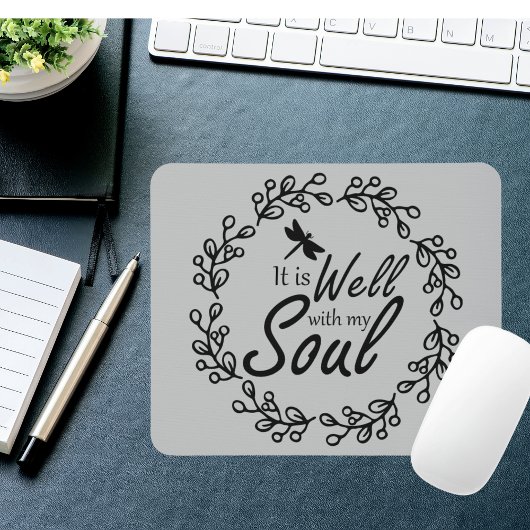 Tapis De Souris C'Est Bien Avec Mon Âme