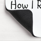 Tapis De Souris C'est comment je roule le kayak (Coin)