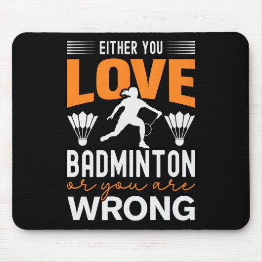 Tapis De Souris C'est dans mon Dna Dminton Shuttle Racket Dminton (Devant)