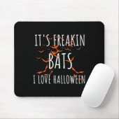 Tapis De Souris C'est Freakin Bats I Love Halloween Fun Bats Citat (Avec souris)