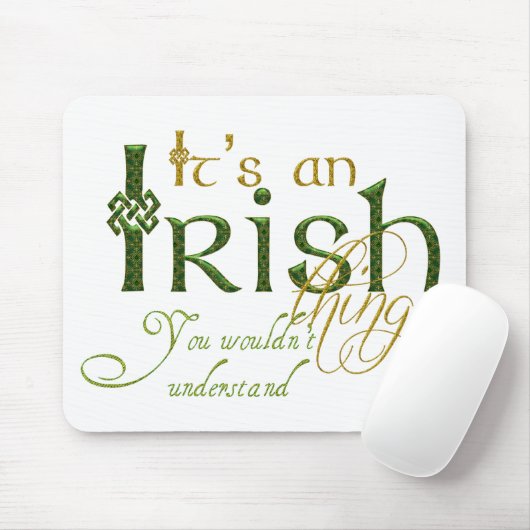Tapis De Souris C'est irlandais (Avec souris)