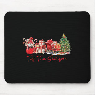 Tapis De Souris C'Est La Saison Café Latte Gnome Sleigh Christma