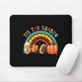 Tapis De Souris C'Est La Saison Citrouille De Football Épice Autom (Avec souris)