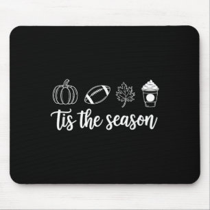 Tapis De Souris C'est la saison de la feuille de football d'automn