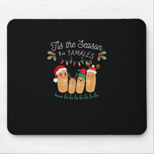 Tapis De Souris C'est la saison des tamales Noël mexicain moderne