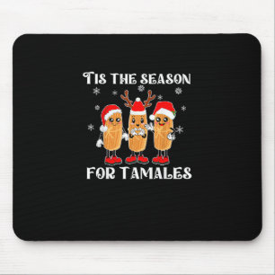 Tapis De Souris C'est la saison des tamales Noël mexicain moderne