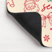 Tapis De Souris C'est la Saison - Doodle de Noël (Coin)