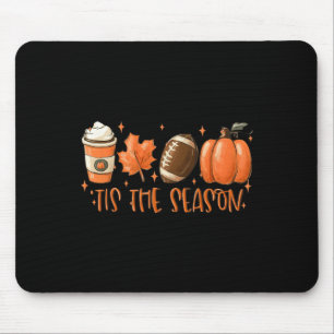 Tapis De Souris C'Est La Saison Football Café Latte Feuilles Bonjo