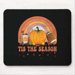 Tapis De Souris C'Est La Saison Halloween Citrouille Café Football