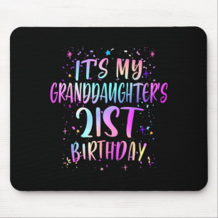 Tapis De Souris C'est l'anniversaire de ma petite-fille de 7 ans J