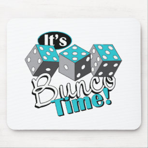 Tapis De Souris C'est l'heure de Bunco !