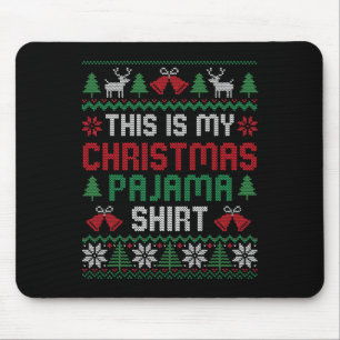 Tapis De Souris C'Est Ma Chemise De Fête De Noël Fantastique Noël