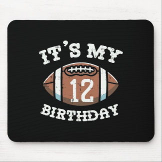Tapis De Souris C'est mon 12ème anniversaire Football Américain 12