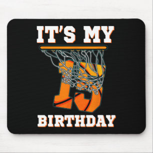 Tapis De Souris C'est mon 15e anniversaire Bysketbyll Boy Party 15