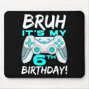 Tapis De Souris C'est mon 6e anniversaire 6 ans jeux anniversaire