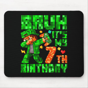 Tapis De Souris C'est mon 7ème anniversaire garçon jeu Xel 7 ans