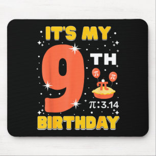 Tapis De Souris C'est mon 9e anniversaire Pi Day Math 9 ans Enfant